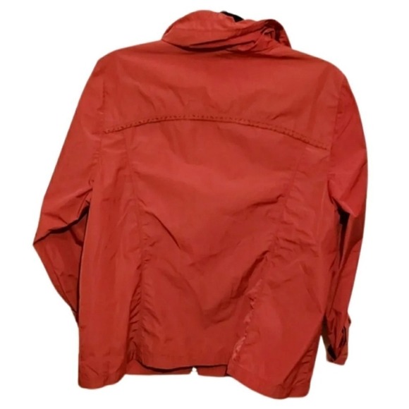 Zenergy Chico's Size 2 Burnt Orange Tab Sleeve Jacket Shacket Women's Medium - Picture 3 of 8
